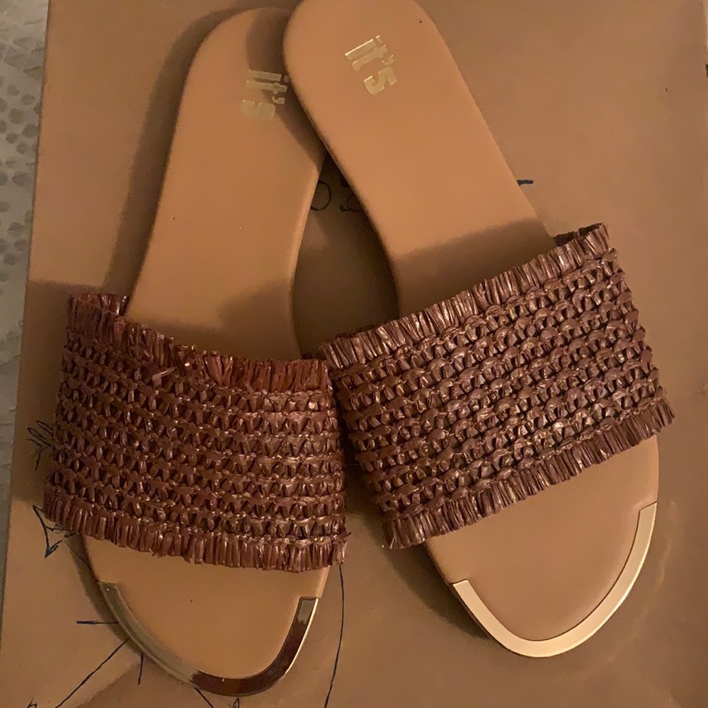 brown sandals